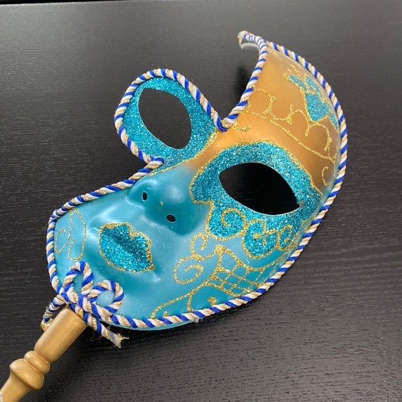 Wall Decor Masquerade Mask On Stick Poshmark